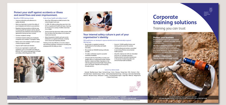 CIEH corp training brochure